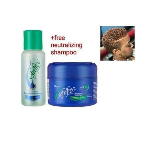 sofnfree S- Control Texturizer Fit For Blow-outs, S-curls And Men's Waves + Free Neutralizing Shampoo