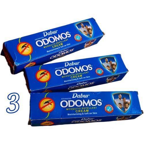 Dabur 3X Advanced Odomos MOSQUITO REPELLENT CREAM Moisturizing Soft on Skin Child Friendly