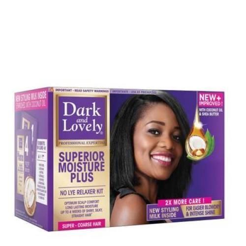 Dark & Lovely Superior Moisture Plus No Lye Relaxer Kit