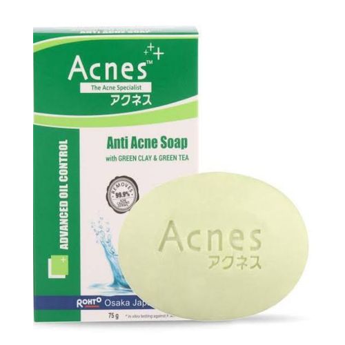ACNES Anti Acne Soap With Green Clay/Tea
