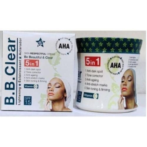 BB Clear Clear AHA 5 In 1 Lightening Cream with vitamin C for Clear Skin