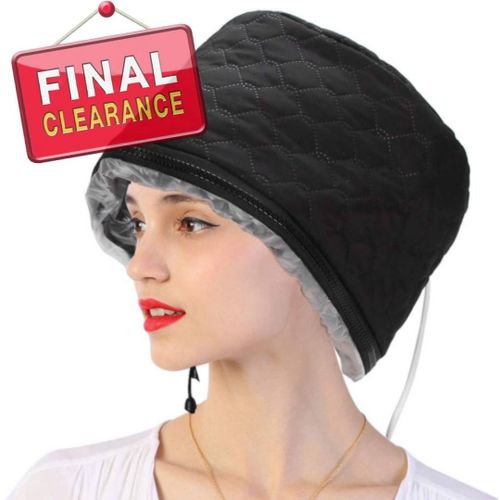 Thermal Electric Hair Steaming Cap Three-speed Black Household Hair Treatment & Coloring Heating Cap with Temperature and Timer Control