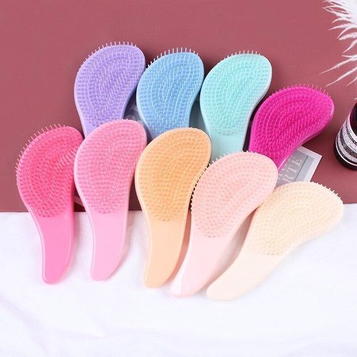 Handle Comb Anti-static Massage Hair Brush Tangle Detangle Shower Massage Hairbrush Comb Salon Hair Styling Tool-1Pcs.