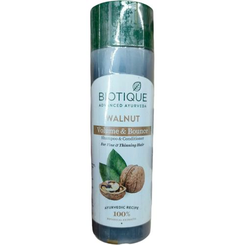 Biotique Walnut Volume & Bounce Shampoo &Conditioner For Fine & Thinning Hair