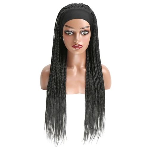Braided long headband wig