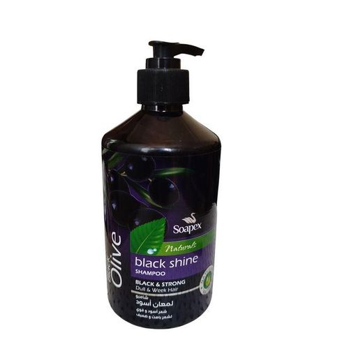 Soapex Black Shine Shampoo With Olive Oil. Cleanses, Removes And Prevent Dandruffs, Strenthens Dull & Weak Hair, Prevent Hairfall, Hair Loss, Split Ends, Shines, Softens & Smooths The Hair.