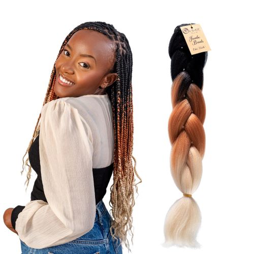 Ombré Braids KE C15 Ombre Braid Ombre Braiding Hair Vanilla Jumbo Braid