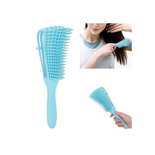 2 in 1 Detangler & Styler Hair Brush Blue