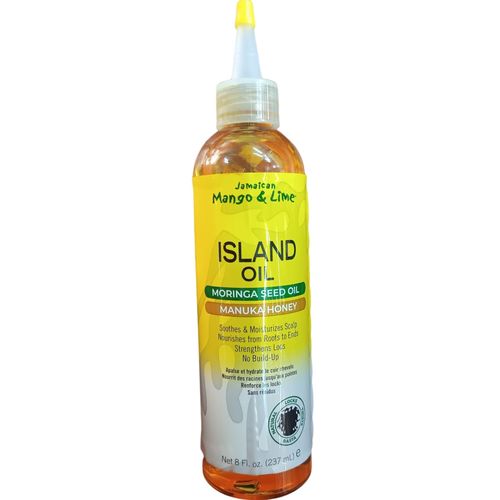 Jamaican Mango & Lime Moringa Seed & Manuka Honey ISLAND Hair OIL Moisturizing & Strengthening Locks & Rasta