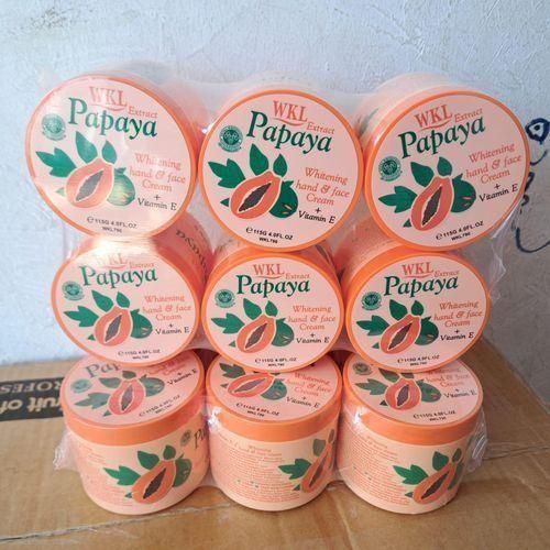 Fruit Of The Wokali Papaya Whitening Hand&Face Cream Moisturizes And Softens