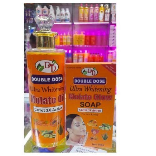 DOUBLE DOSE Molato Carrot 3x Action Set (Body Oil & Soap)