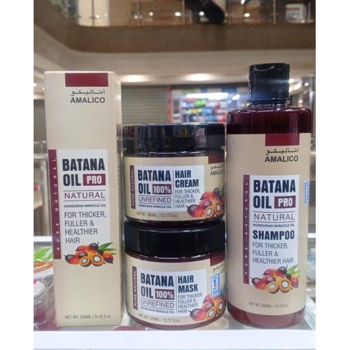 AMALICO Batana oil hair set.