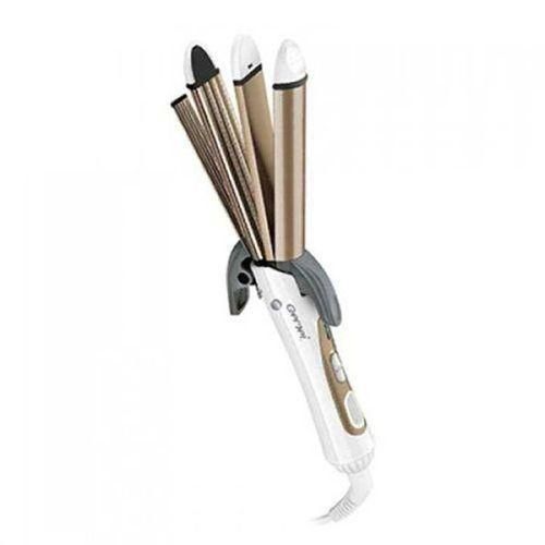 Geemy 4 In1 Flat Iron Hair Straightener/Curler Tourmaline