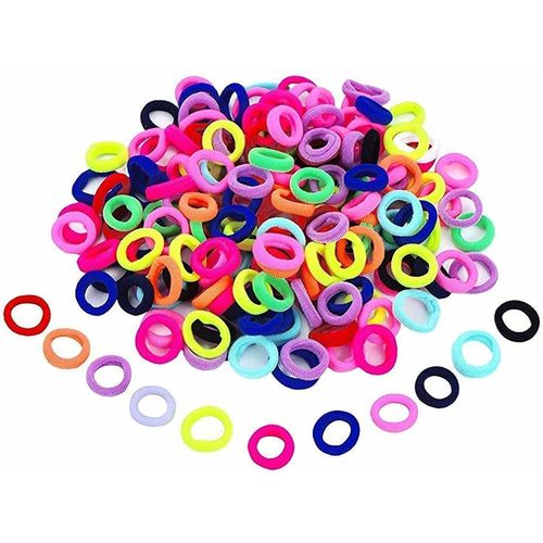 100pc Baby Girl's Mini Elastic Soft Rubber Hair Bands Rubber Band (Multicolor)