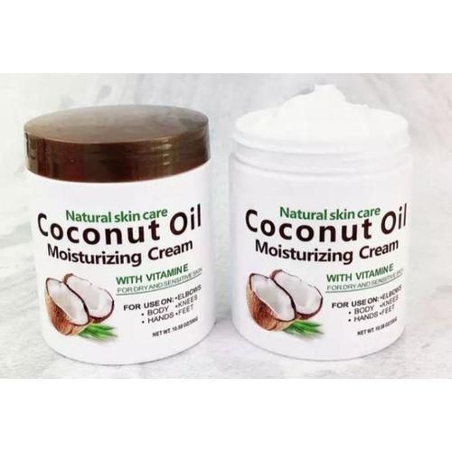 Creamy Skin Care Natural Coconut Oil Moisturizing Cream With Vitamin E