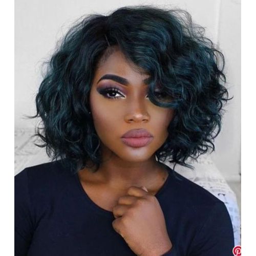 Curly short Bob Wig - Black