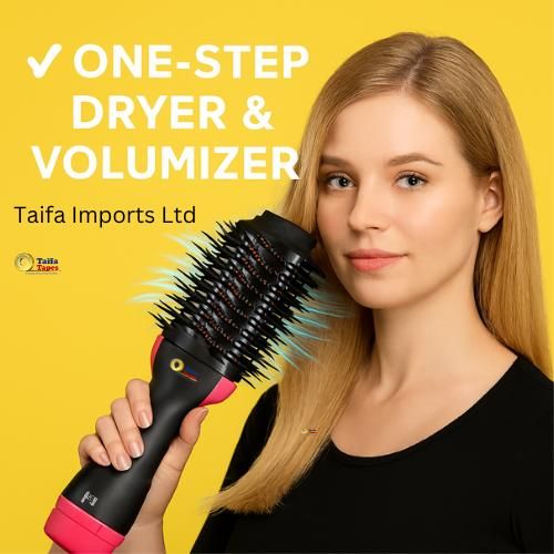 One Step Multifunctional Hair Dryer Brush – Straighten, Curl & Volumize with Ionic Heat Protection