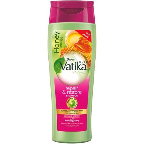 Dabur Naturals Repair & Restore Shampoo with Honey & Egg with Natural Extracts
