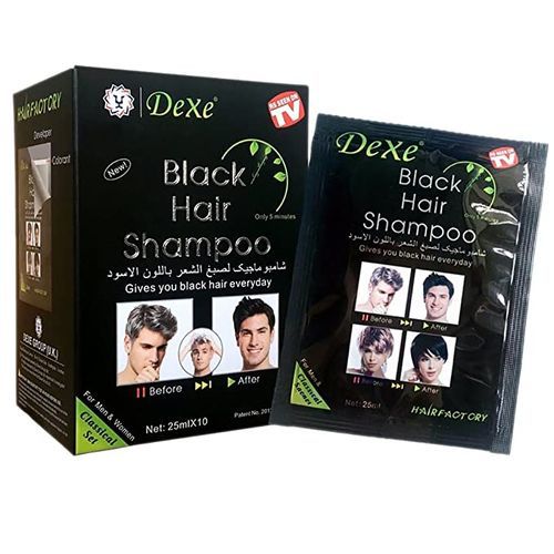 Dexe Black Hair Shampoo Natural Organic Use