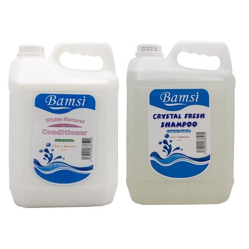 Bamsi Shampoo Clear 5Litre & Bamsi Conditioner White 5Litre