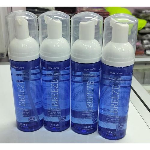 Breeze Weightless Moisture Conditioning Wig Whip Curling Mousse For Unique Defined Curl Waves.