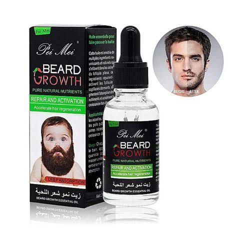 Pei Mei Natural Organic Hair Growth Oil Beard Oil Enhancer