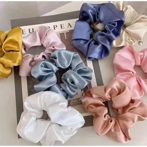 3 pcs Satin Hair Scrunchie