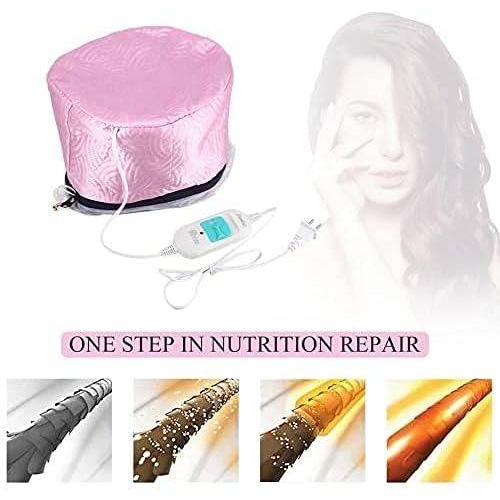 Electric Hair Steamer Cap Hair Nourishing Styling Thermal Treatment Hat 2 Temperature Adjustable