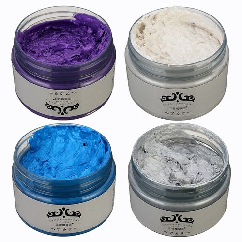 Mofajang 4- Pack Temporary Hair Colors [Purple, White, Blue, Grey]