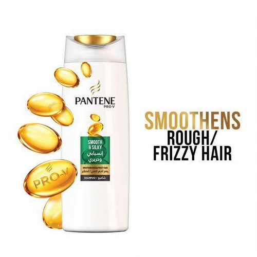 Pantene Pro-V Daily Care to maintain Clean and Shiny and Smooth & Silky for Frizz-Free and Silky Smooth hair.