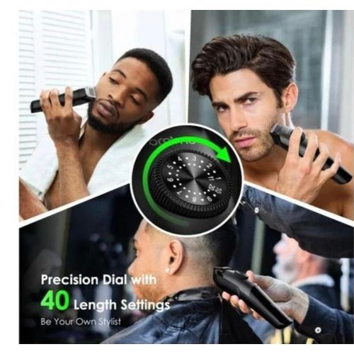 Oraimo Hair Shaving & Beard Trimmer – Rechargeable Electric Personal Shaver Grooming Machine Great for Personal Private Use, Precision Adjustable Blades with Comb Guides – Portable KINYOZI for Home & Travel Shaving Machine, Trimming Machine