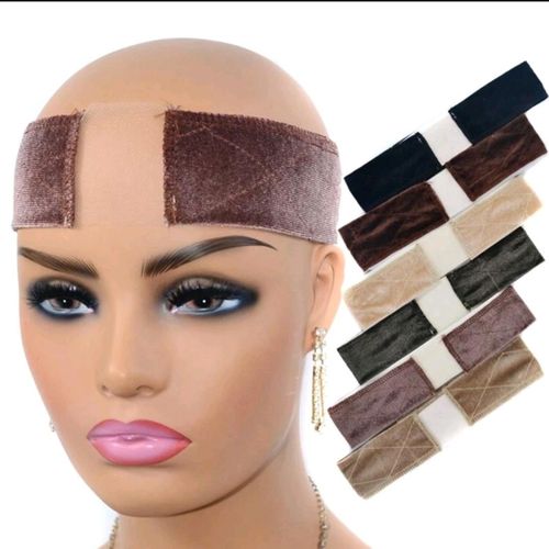 Lace Wigrip, Premium Lace Wig Band for Women, Fully Adjustable Wig Grip, Reinforced Swiss Lace by HAIRLINE, Secure Velvet Headband, Glueless,