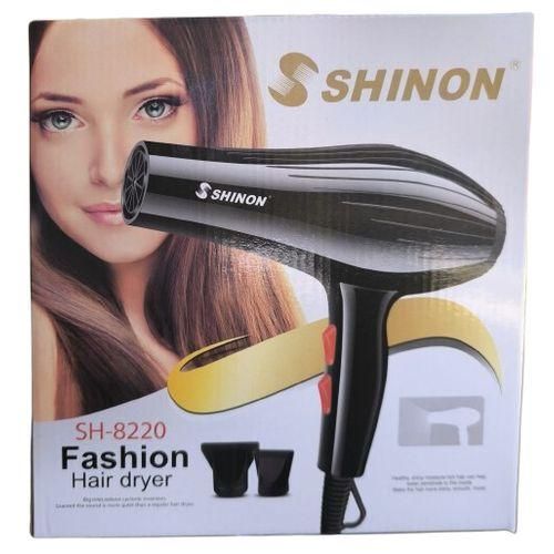 Shinon Professional Hair Dryer 2-Speed, 3-Heat Setting With Nozzles & Combs