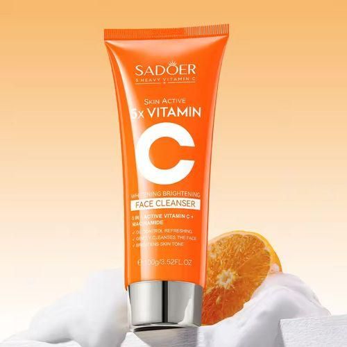 SADOER Skin Active 5× Vitamin C Face Cleanser 100g
