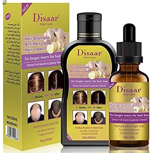 Disaar Ginger Anti-Hair Loss & Hair Growth Shampoo + Essential Oil