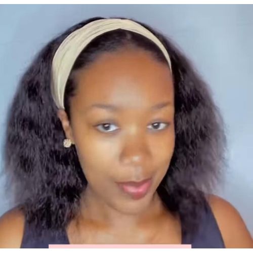 Fashion Classic Short curly headband wig