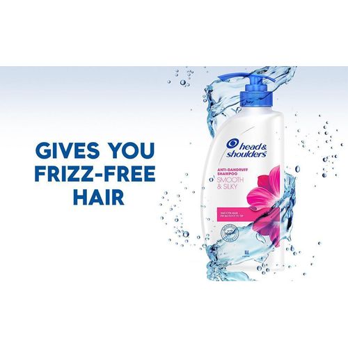 Head & Shoulders Smooth & Silky Anti-Dandruff Shampoo for dry and Frizzy Hair - 1000 mL