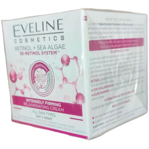 Eveline Cosmetics Retinol + Sea Algae Intensely Firming Rejuvenating Cream For All Skin Types bc