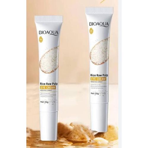 BIOAQUA Rice Raw Pulp Moisturizing Tender Eye Cream for Dark Circles and Puffy Eyes
