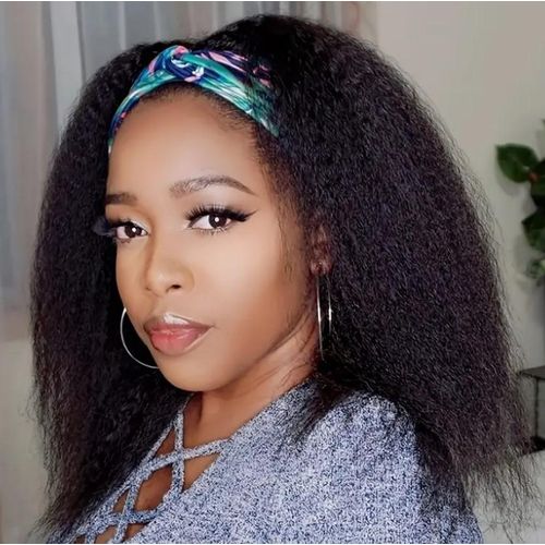 SOFT Natural Super Story women Headband Wig + Free wig cap
