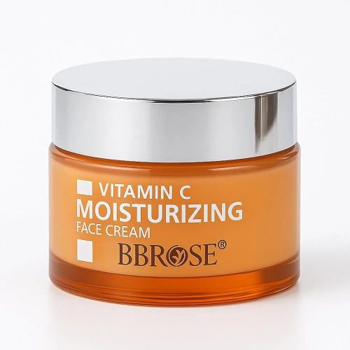 Bbrose NEW ADVANCED VITAMIN C MOISTURIZING FACE CREAM 50ML – BRIGHTENING & HYDRATING, ANTI-AGING FORMULA WITH NATURAL VITAMIN C FOR GLOWING, RADIANT SKIN, PARABEN-FREE, NON-GREASY, SUITABLE FOR ALL SKIN TYPES