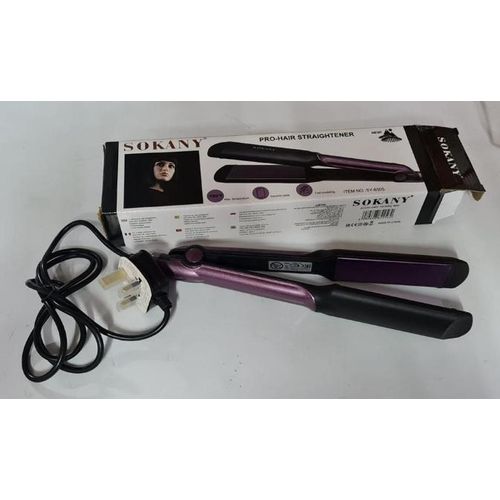 Sokany Professional Hair Straightener Flat Iron Brush,