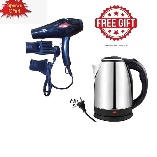 Fk PROFESSIONALHAIR BLOWDR BOTH SALON AND HOME//FREE KETTLE
