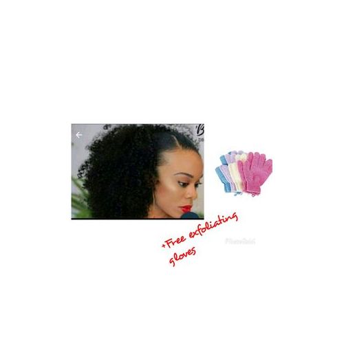 Bohemian Drawstring Bun Ponytail Hair Extension + Free Gift