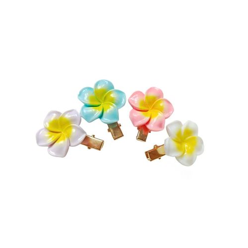 4 Pcs Flower Hairclips Fashionable Barrettes for Child