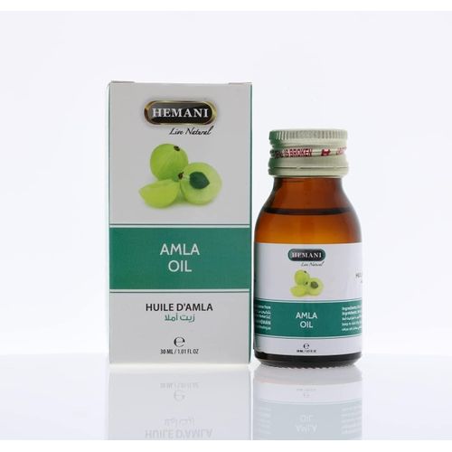 Hemani Natural Pure Amla Hair Oil for Strong, Long & Thick hair, Nourishes Scalp, Controls Hair Fall, Strengthens Hair & Promotes Hair Growth-30ml