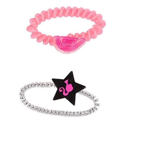 Miniso Barbie Collection Spiral Hair Ties (2 pcs)