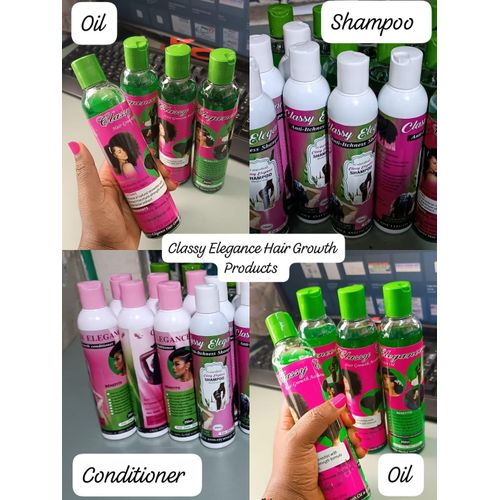 Elegant Classy Elegance Hair Growth Oil, Shampoo And Conditioner