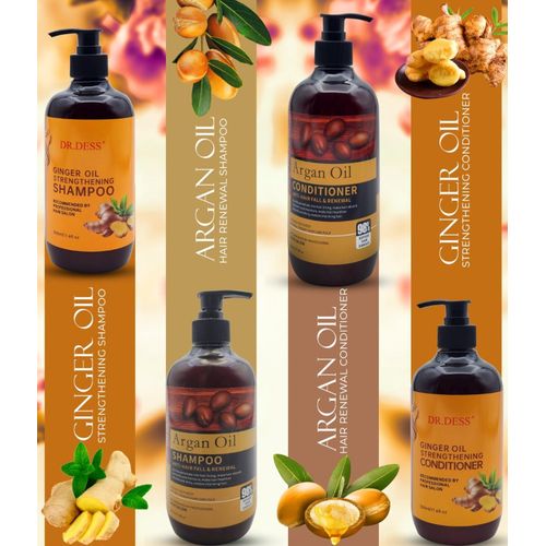 Professional Hair shampoo, Ginger, Rosemary, Argan oil Hair wash shampoo