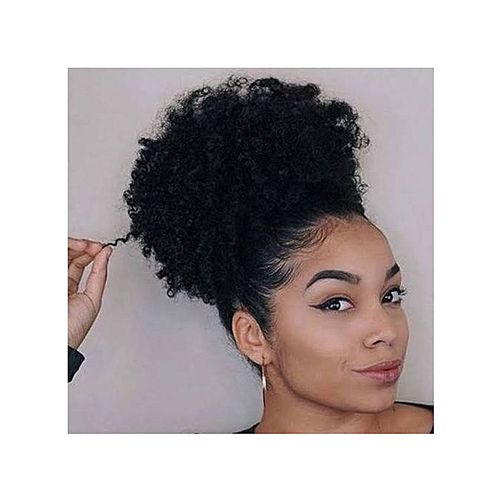 Afro Hair Bun Extension Colour #1